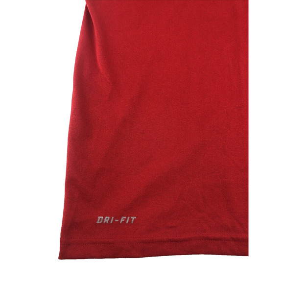 Nike Ohio State Buckeyes Men's Shirt XL Dri Fit Short Sleeve Red OSU Football - Picture 3 of 10